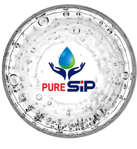 Top View of Pure Water Glass